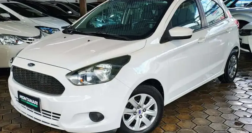 Ford KA 1.0 SE/SE Plus TiVCT Flex 5p  - Branca - 2014/2015