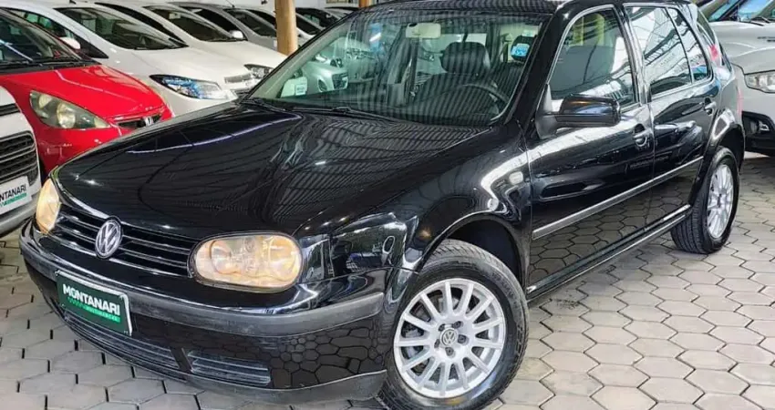 Volkswagen Golf 1.6Mi/ 1.6Mi Gener./Black & Silver  - Preta - 2004/2005