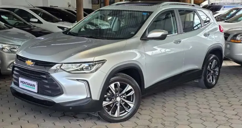 Chevrolet Tracker Premier 1.2 Turbo 12V Flex Aut.  - Prata - 2022/2023
