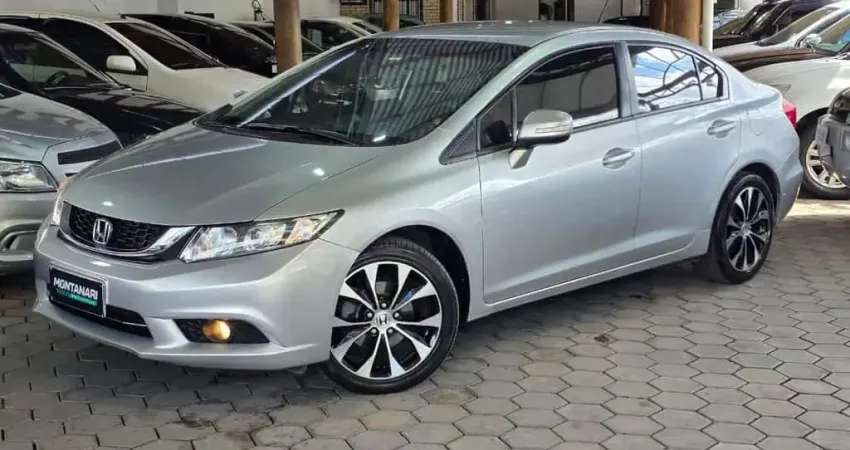 Honda Civic Sedan LXR 2.0 Flexone 16V Aut. 4p  - Prata - 2015/2016