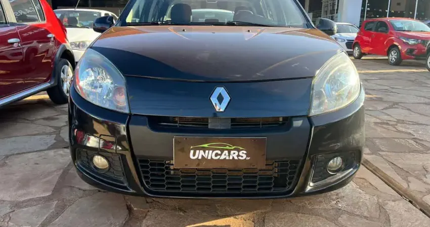 Renault Sandero Expression Hi-Flex 1.6 8V 5p  - Preta - 2013/2014