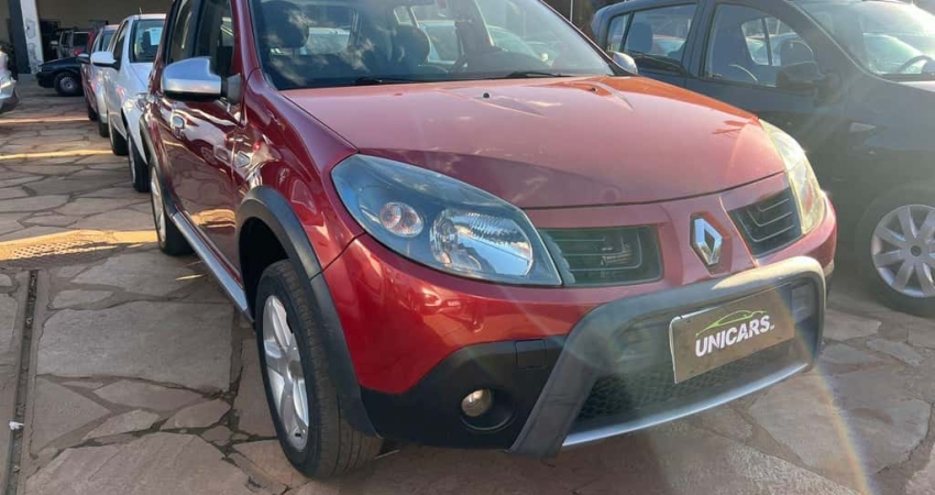 Renault Sandero STEPWAY Flex 1.6 16V 5p  - Vermelha - 2011/2011