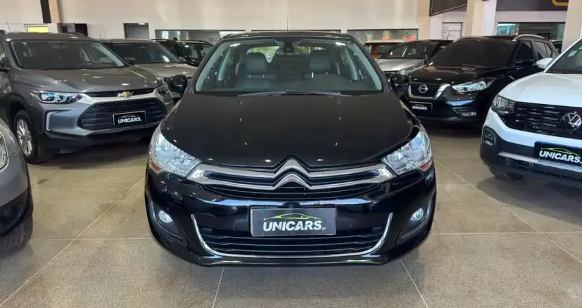 Citroën C4 CITROEN I/ C4L A THP EXCL - Preta - 2014/2015