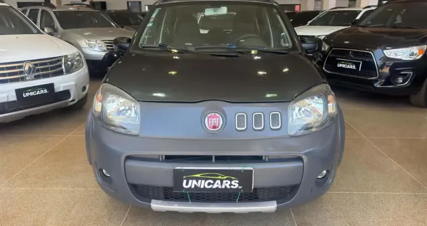 Fiat Uno WAY 1.0 - Cinza - 2011/2012