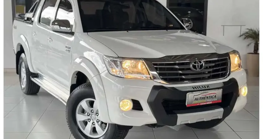 Toyota Hilux CD SRV 4x4 2.7 Flex 16V Aut.  - Branca - 2013/2013