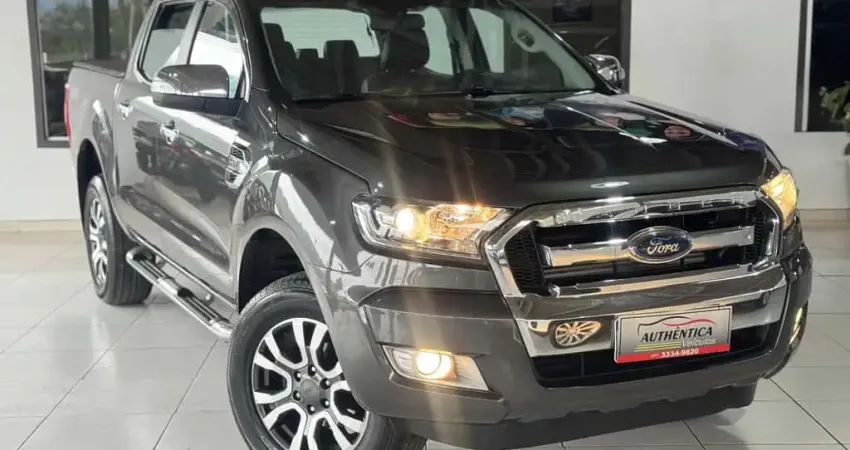 Ford Ranger XLT 3.2 20V 4x4 CD Diesel Aut.  - Cinza - 2017/2018