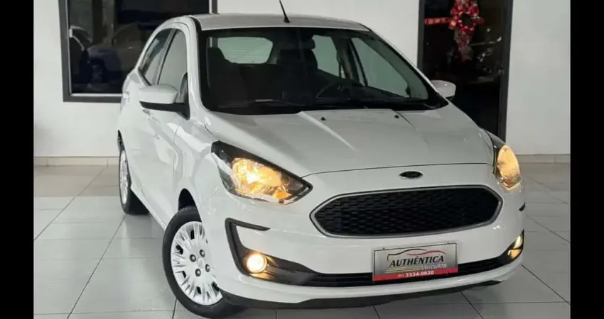 Ford KA 1.0 SE/SE Plus TiVCT Flex 5p  - Branca - 2019/2020