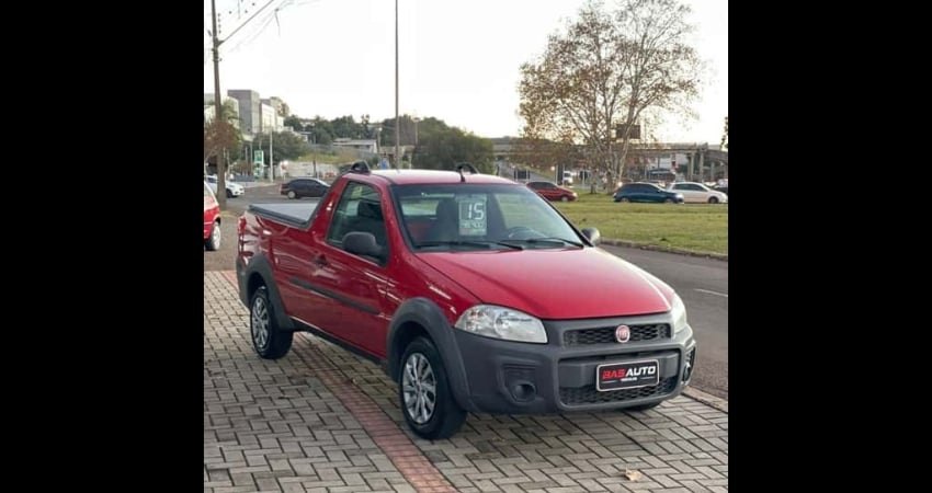 Fiat Strada WORKING - Vermelha - 2014/2015