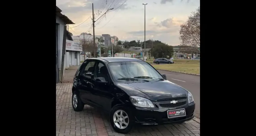 Chevrolet Celta Spirit/ LT 1.0 MPFI 8V FlexP. 5p  - Preta - 2012/2012