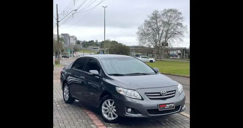 Toyota Corolla Sedan / SEG18FLEX - Cinza - 2010/2010