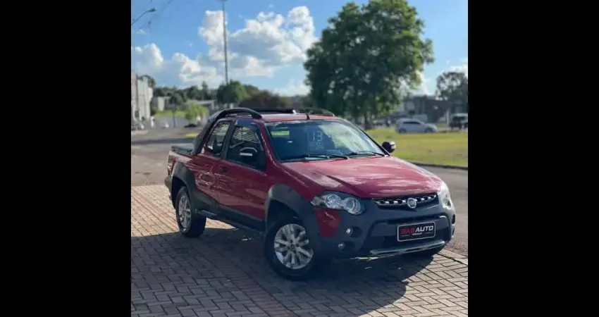 Fiat Strada Adventure1.8/ 1.8 LOCKER Flex CD  - Vermelha - 2013/2013