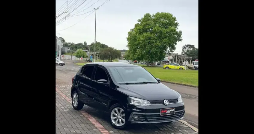 Volkswagen Gol Comfortline 1.0 T. Flex 8V 5p  - Preta - 2016/2017