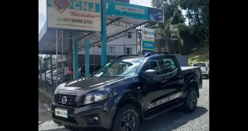 Nissan Frontier NISSAN - FRONTIER 2.3 ATTACK 4X4 CD BI TURBO   - Preta - 2020/2021