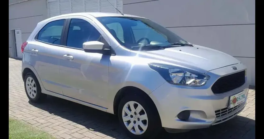 Ford KA 1.0 SE/SE Plus TiVCT Flex 5p  - Prata - 2014/2015