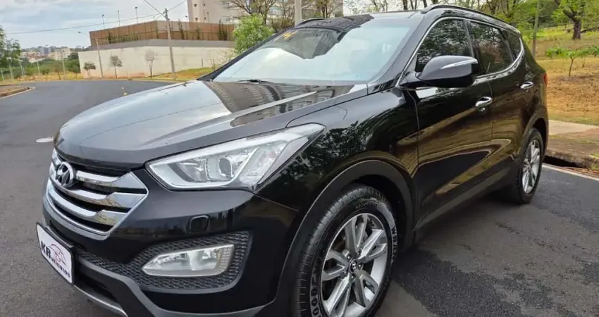 Hyundai Santa Fé 7 Luagres  V6 2014 - Preta - 2013/2014