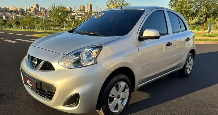 Nissan March S 1.0 Flex 2018 - Prata - 2018/2018