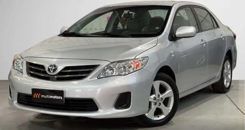 Toyota Corolla GLi 1.8 Flex 16V  Aut.  - Prata - 2013/2014