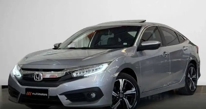 Honda Civic Sedan TOURING 1.5 Turbo 16V Aut.4p  - Prata - 2018/2018