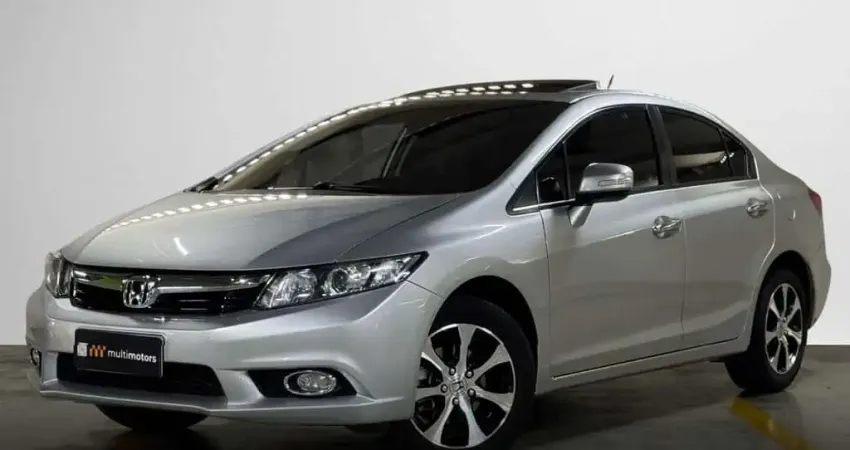 Honda Civic Sedan EXS 1.8/1.8 Flex 16V Aut. 4p  - Prata - 2012/2013
