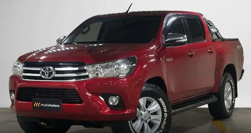 Toyota Hilux Hilux CD SRV 4x4 2.8 TDI Diesel Aut. - Vermelha - 2017/2017