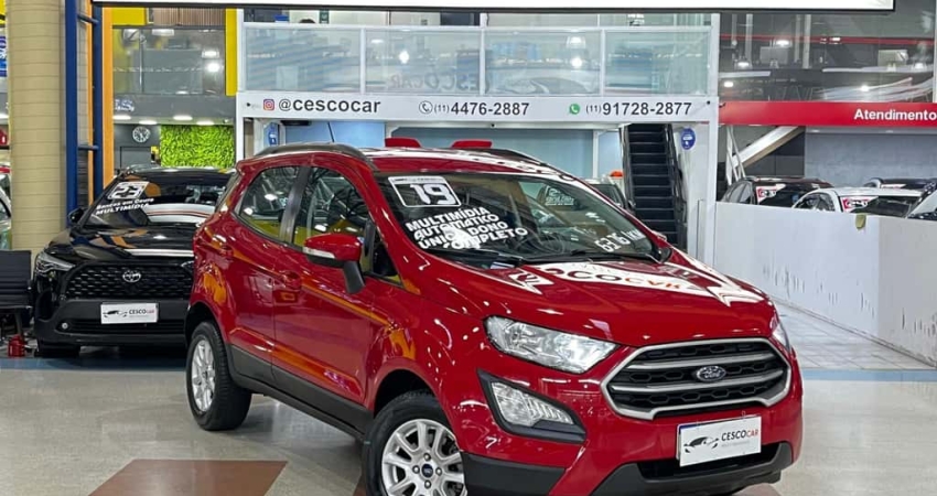 Ford EcoSport SE 1.5 FLEX AUTOMÁTICO - Vermelha - 2018/2019