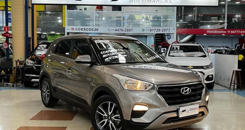Hyundai Creta Pulse Plus 1.6 Flex Automático - Prata - 2017/2017