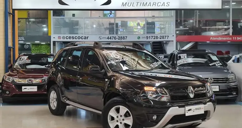 Renault Duster 2.0 Flex Automático 4x2 - Preta - 2015/2016