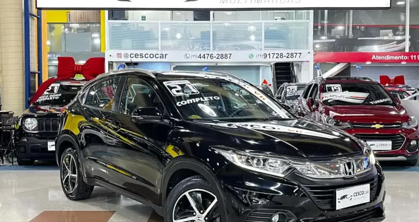 Honda HR-V EX 1.8 FLEX CVT - AR DIGITAL/MULTIMÍDIA - Preta - 2021/2021