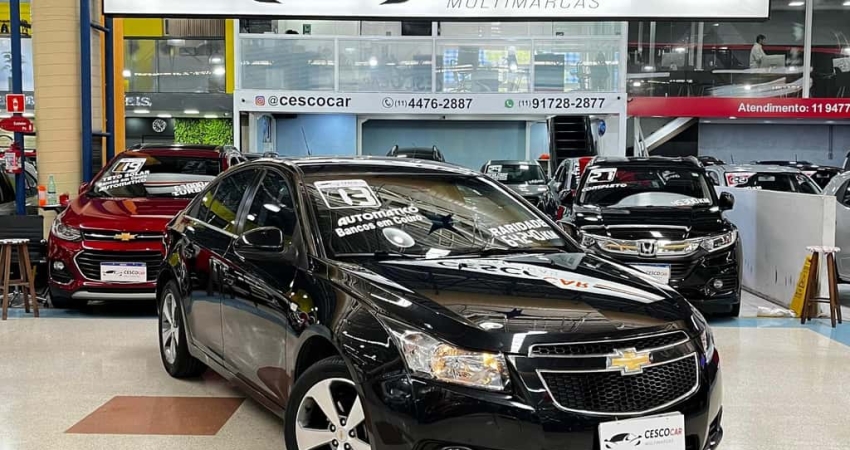 Chevrolet Cruze LT 1.8 FLEX AUTOMÁTICO - 62.000KM - Preta - 2012/2013