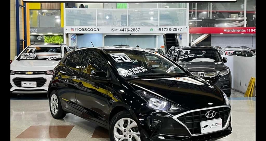 Hyundai HB20 1.0 VISION FLEX COMPLETO - Preta - 2019/2020