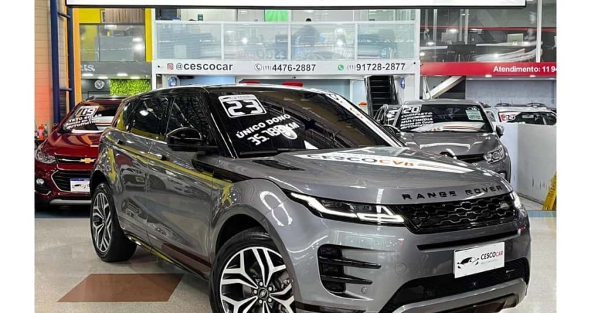 Land Rover Range Rover Evoque 2.0T P250 R-DYNAMIC HSE AWD TETO PANORÂMICO - Cinza - 2022/2023
