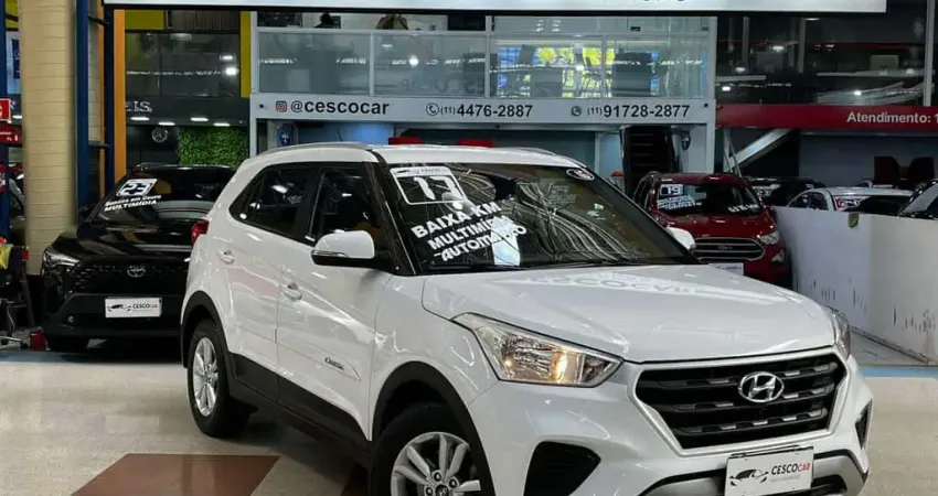 Hyundai Creta ATTITUDE 1.6 AUTOMÁTICO - MULTIMÍDIA - Branca - 2017/2017