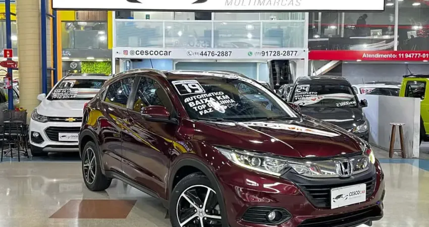 Honda HR-V EXL 1.8 FLEX CVT - Vermelha - 2019/2019