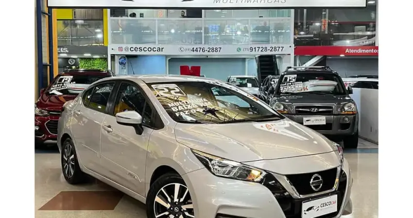 Nissan Versa ADVANCE 1.6 FLEX CVT - Prata - 2021/2022