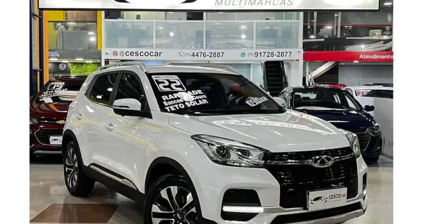 CAOA Chery Tiggo 5X TXS 1.5 TURBO FLEX - TETO PANORÂMICO - 10.500KM - Branca - 2021/2022