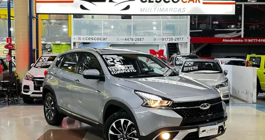 CAOA Chery TIGGO 7 TXS 1.5 TURBO - TETO SOLAR PANORÂMICO - Prata - 2021/2022