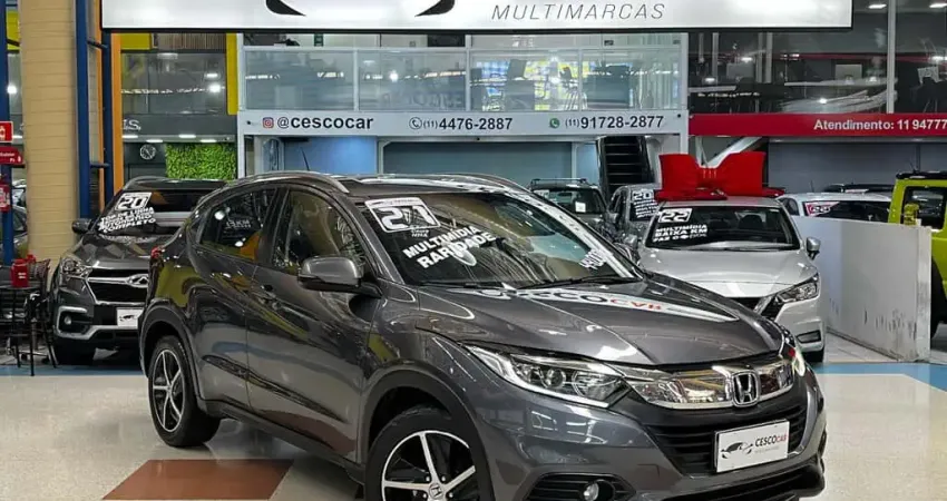Honda HR-V EX 1.8 FLEX CVT - AR DIGITAL/MULTIMÍDIA - Cinza - 2021/2021