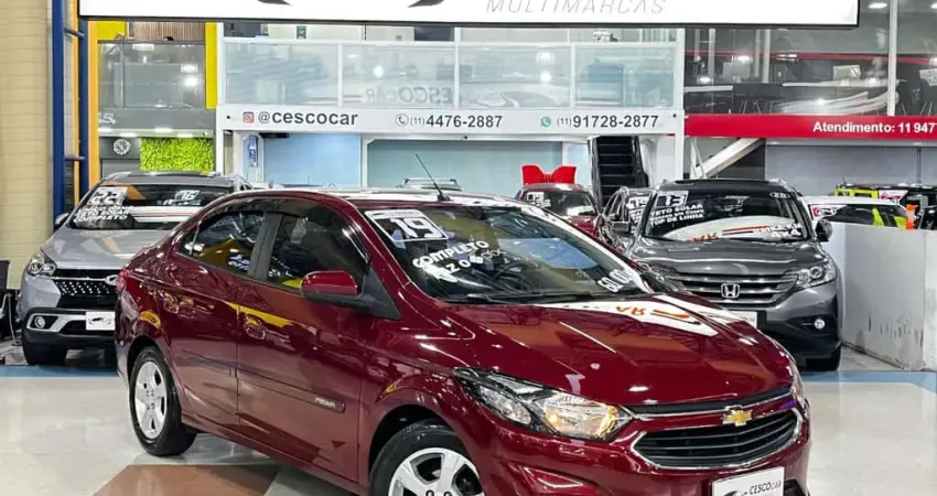 Chevrolet Prisma LT 1.4 FLEX AUTOMÁTICO - Vermelha - 2018/2019
