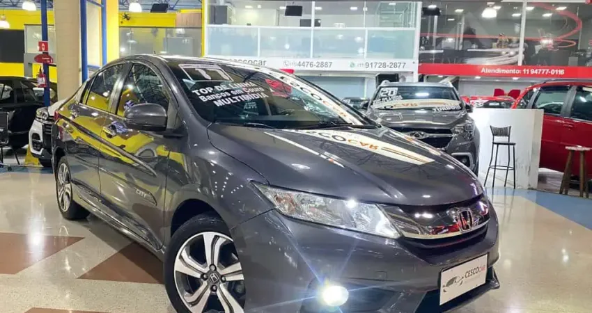 Honda City EXL CVT - Cinza - 2017/2017