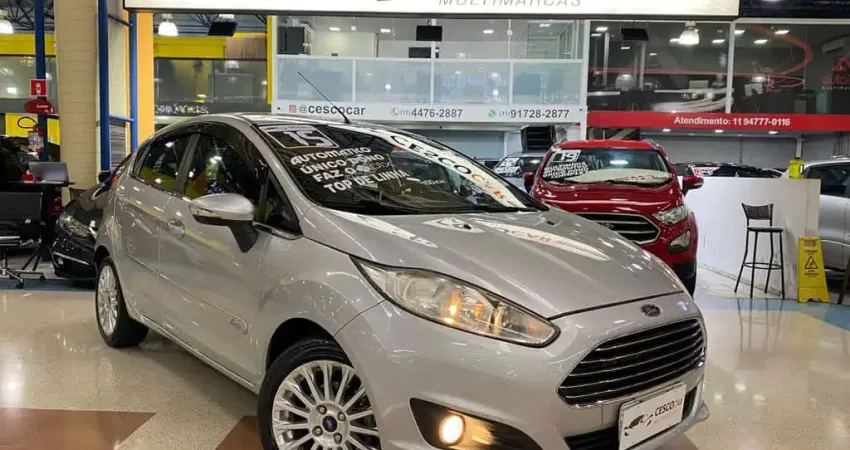 Ford Fiesta HA 1.6L TI A - Prata - 2015/2015