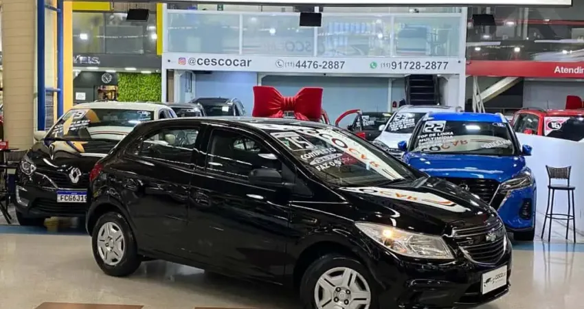 Chevrolet Onix LT 1.0 COMPLETO - Preta - 2014/2015