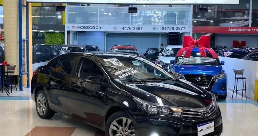 Toyota Corolla XEI 2.0 - Preta - 2015/2016