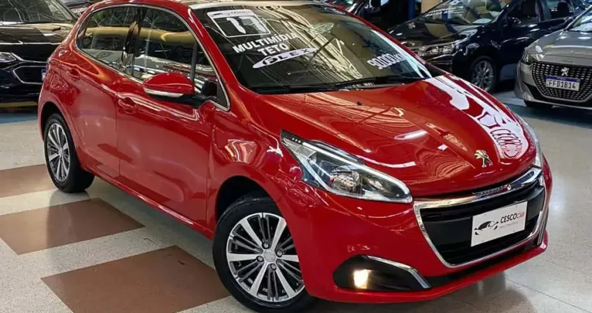 Peugeot 208 1.6 griffe teto panoramico  - Vermelha - 2016/2017