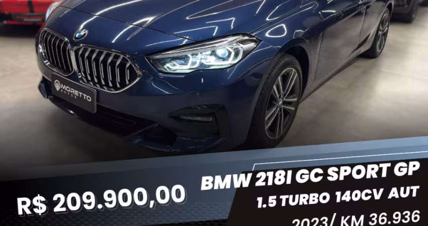 BMW 218i GC Sport GP c/ Teto Solar (Periciado/Unico Dono)