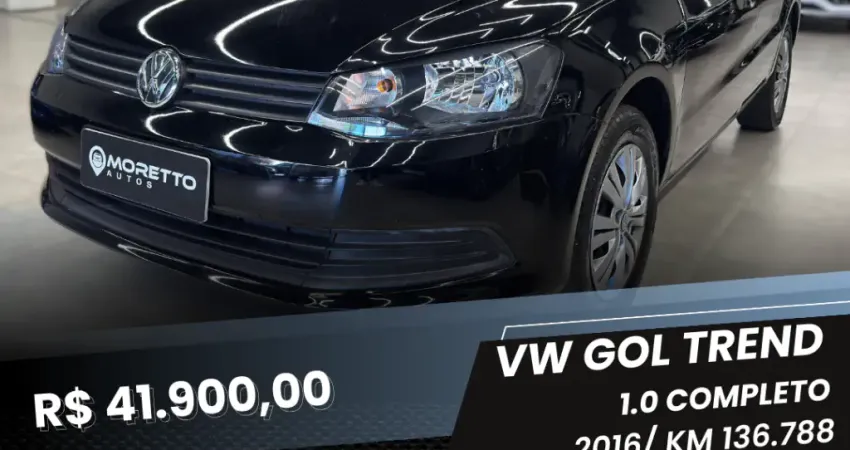 VW GOL TRENDLINE 1.0 4P COMPLETO (Perícia Aprovada)