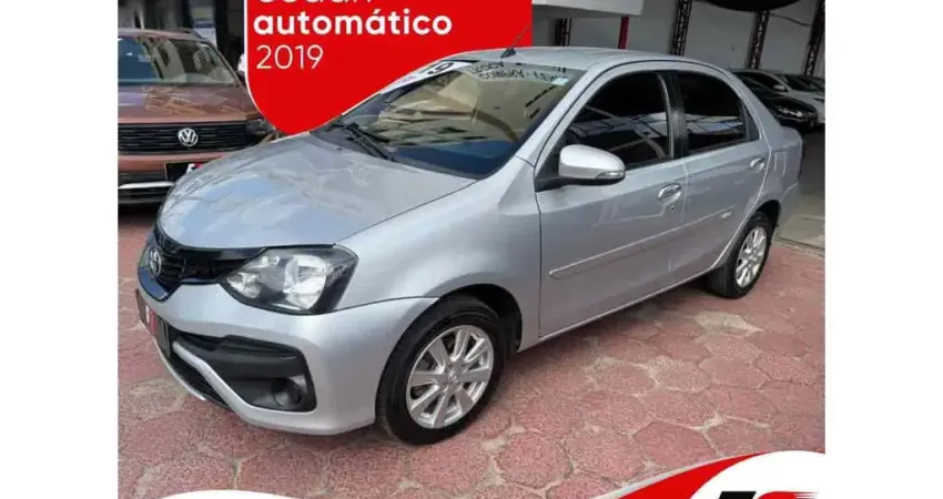 Toyota Etios 2019 1.5 x plus sedan 16v flex 4p automático