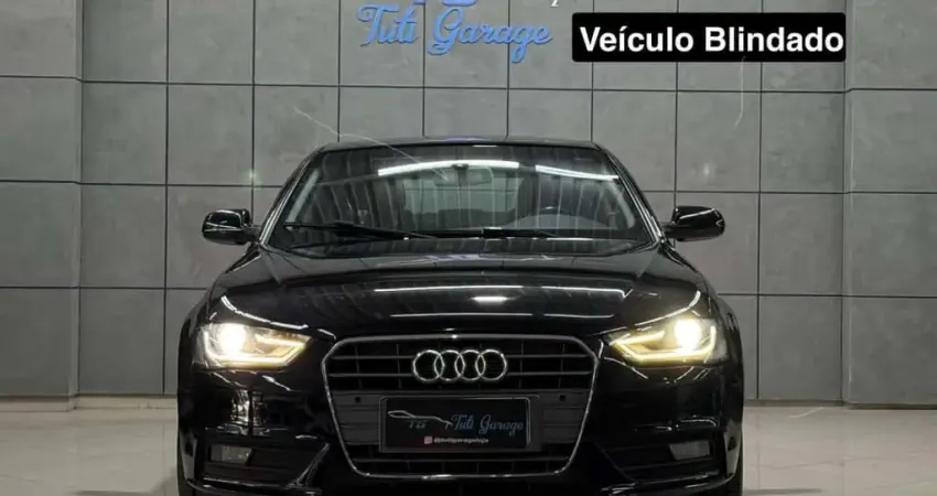 Audi A4 2.0 16V TFSI 183/180cv Multitronic  - Preta - 2013/2014