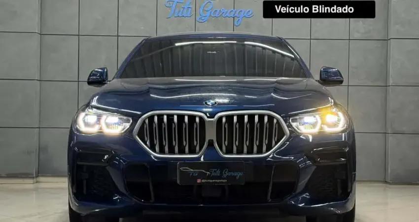 BMW X6 XDRIVE 40i M Sport 3.0 Bi-Turbo  - Azul - 2022/2023