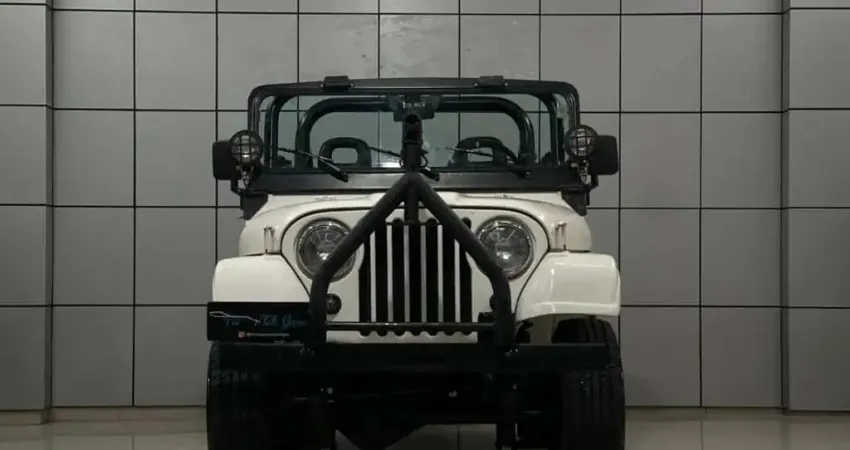 Willys Jeep Willys 2.6 6 CILINDROS 12V GASOLINA 2P MANUAL - Branca - 1975/1975