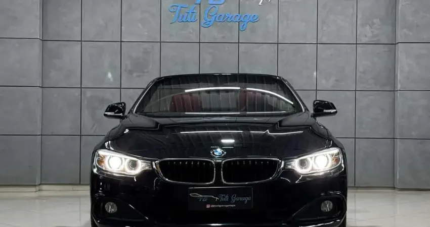 BMW 428i Cabriolet Sport 2.0 TB 245cv 2p  - Preta - 2016/2016